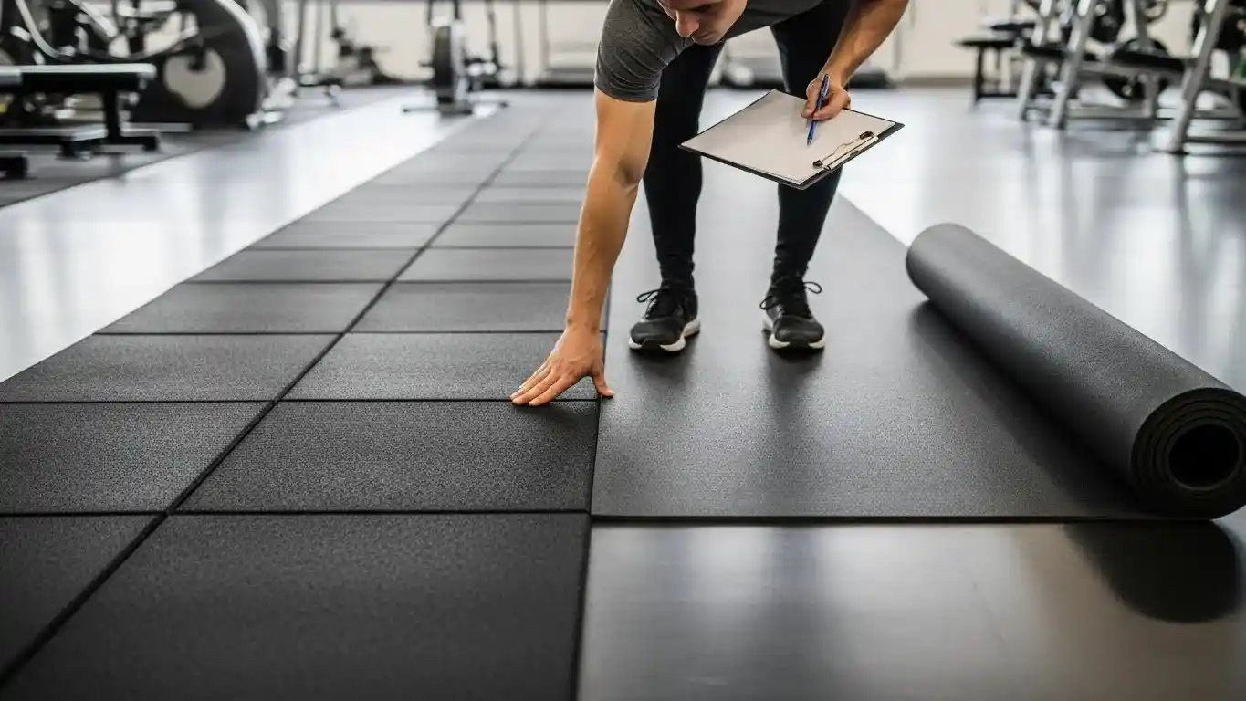 rubber flooring tabs