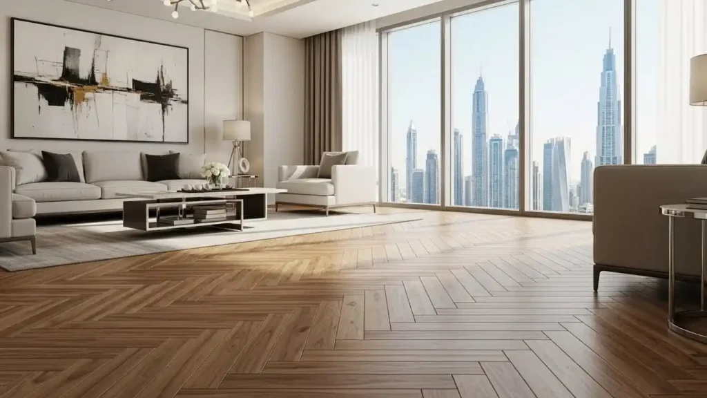 vinyl flooring herringbone