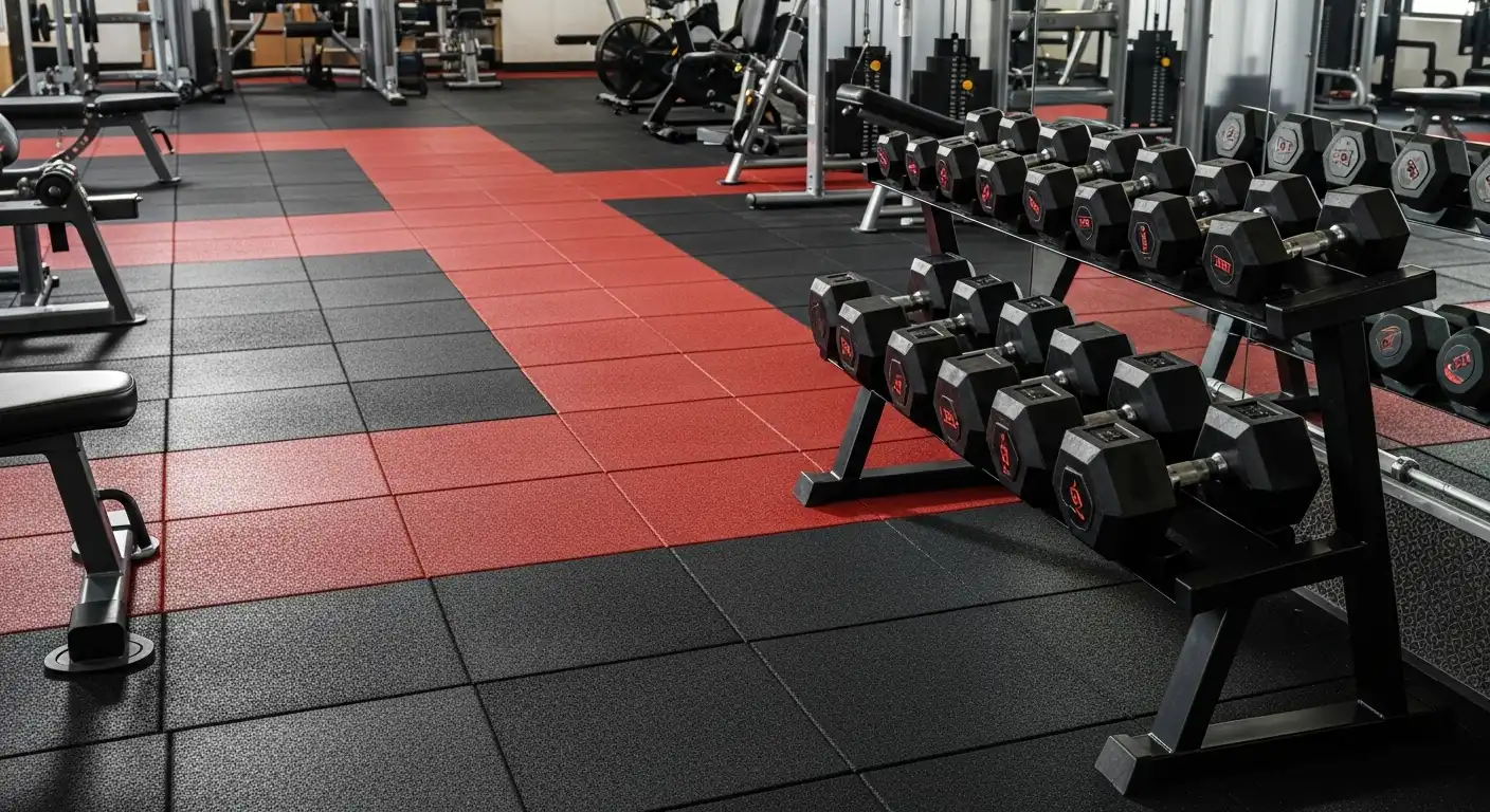 Gym Interlocking Tiles in Dubai