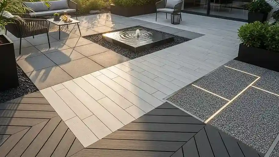 hardwood flooring outdoor