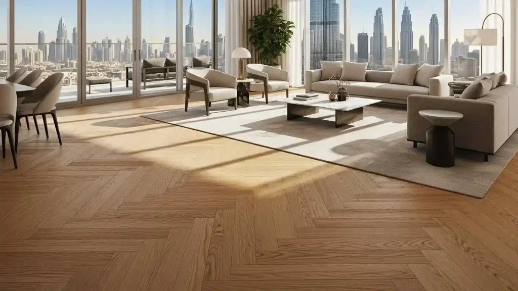 Premium herringbone flooring