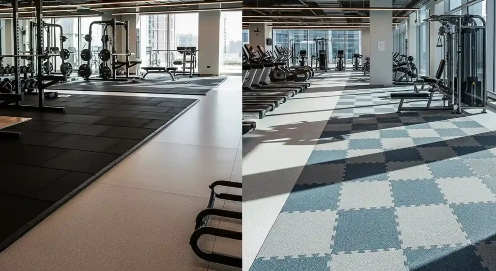 laminate flooring gym