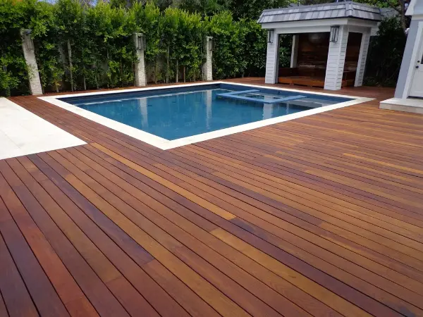 pool dacking flooring