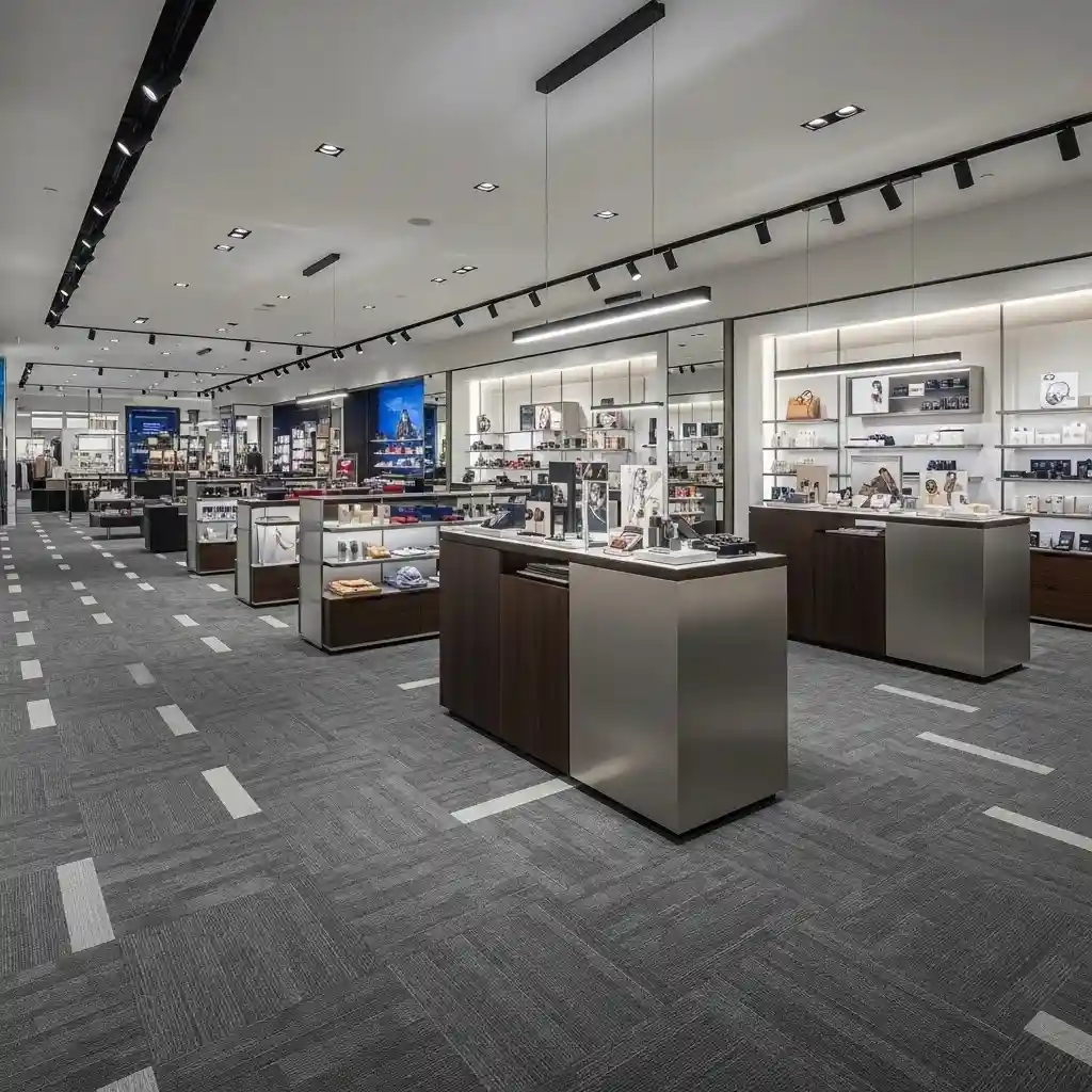 carpets tiles for retails