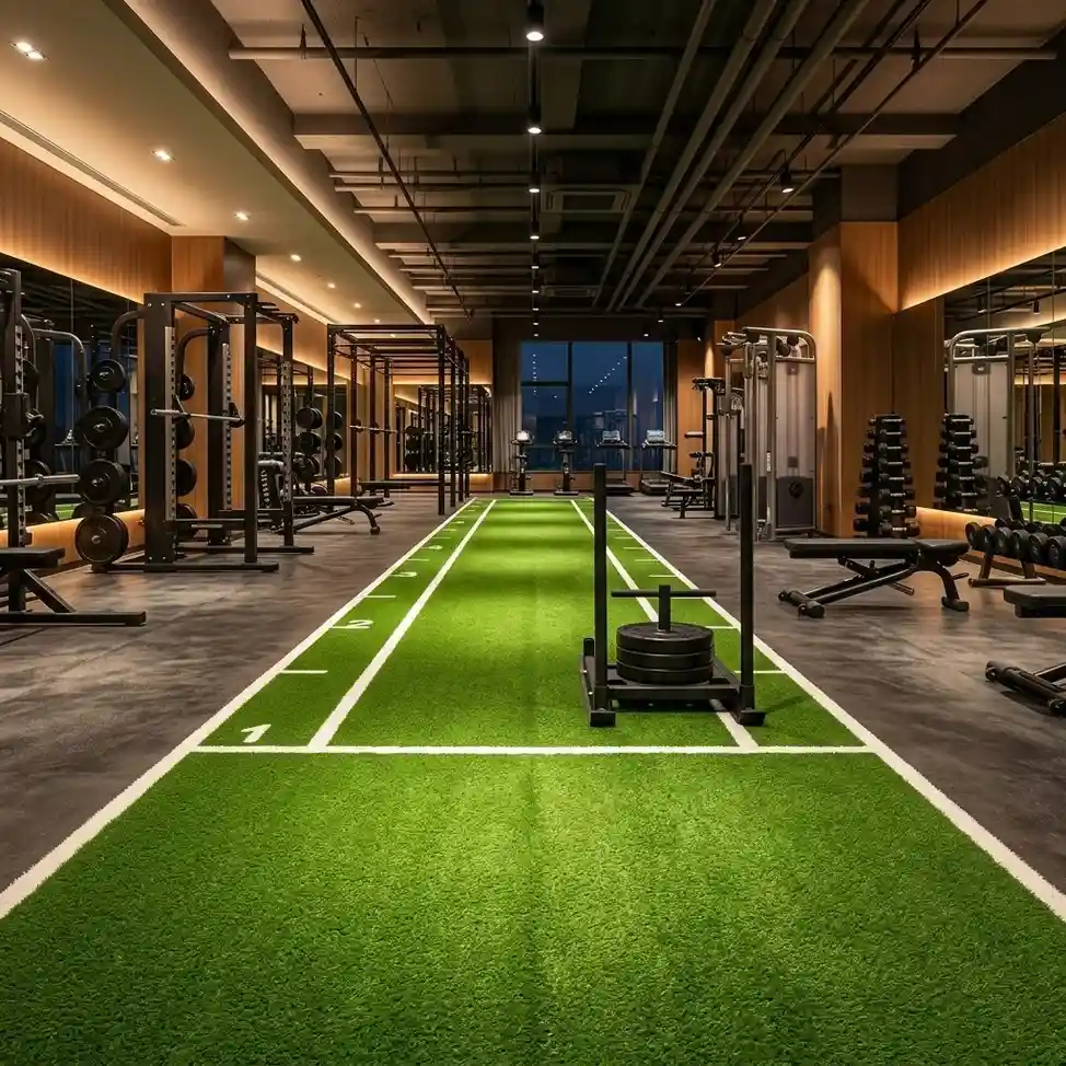 Artificial Turf Gym Flooring