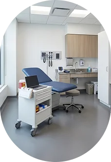 hospital flooring installation process
