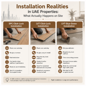 spc vs lvt installaiton properties