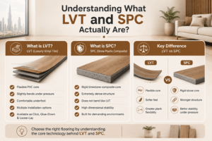 what is lvt and spc key difference