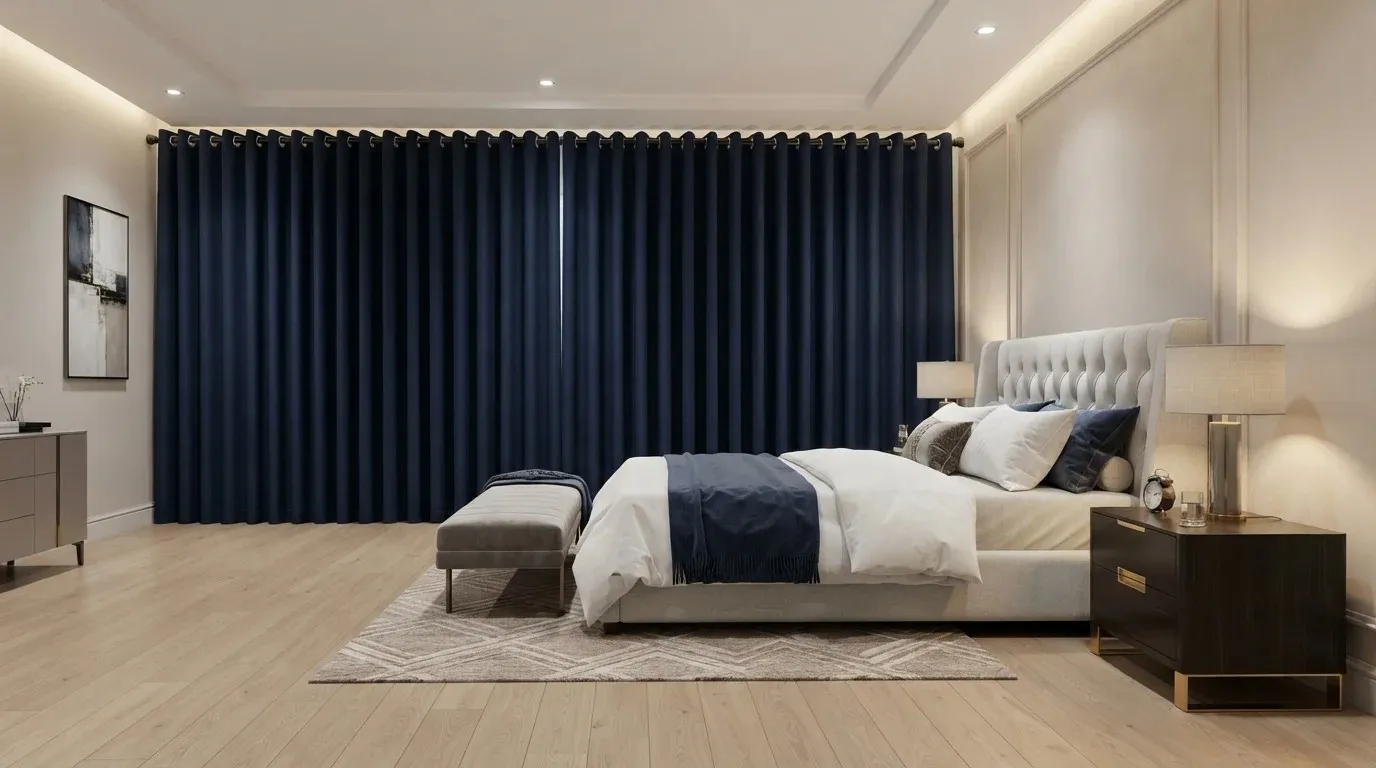 Blackout window curtains dubai