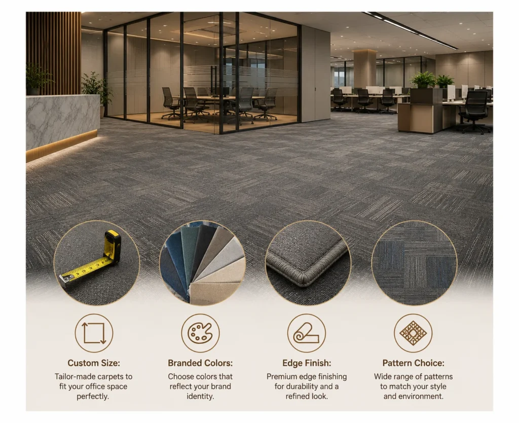 customized office carpets dubai
