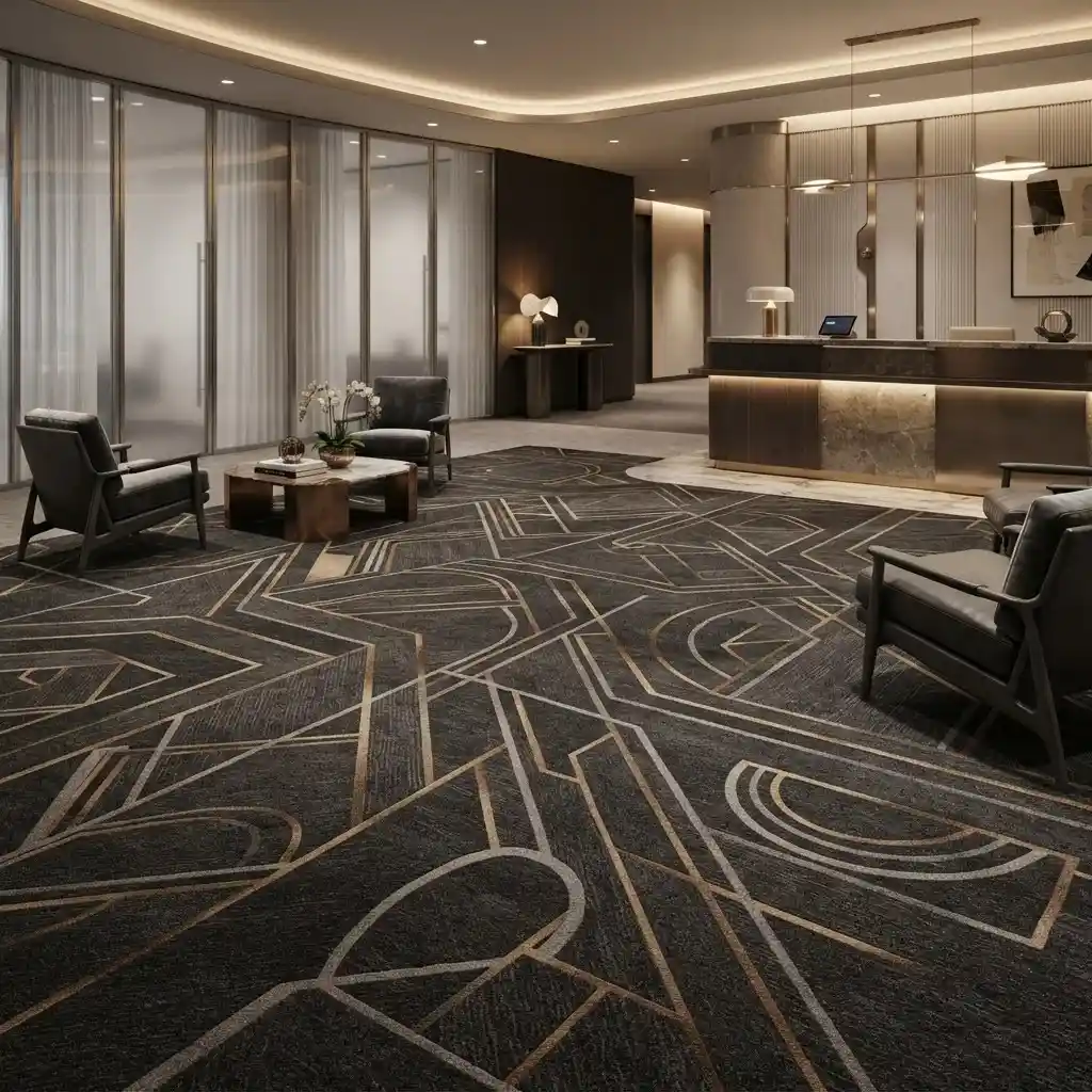 logo office carpet