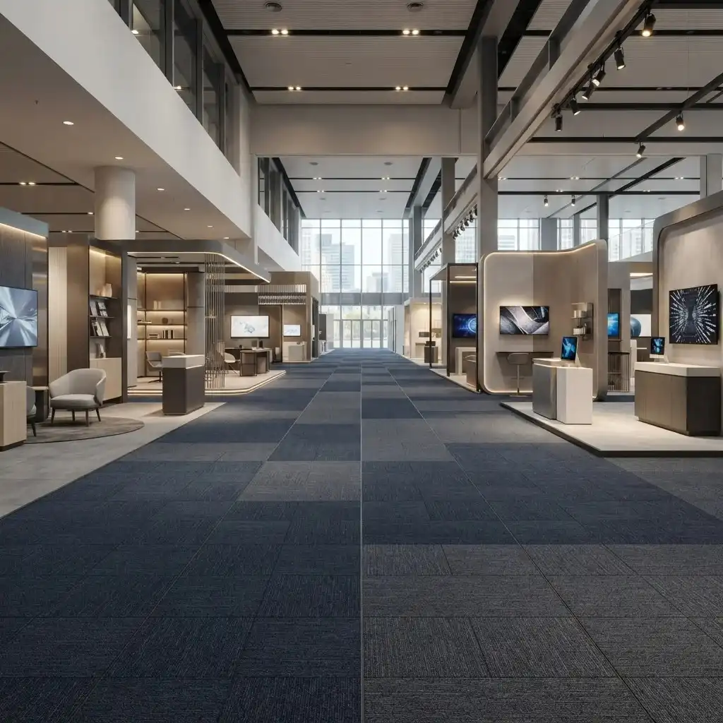 carpet tiles for exhibition