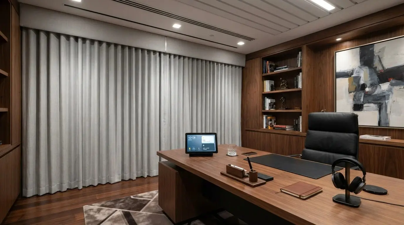 smart window curtains dubai