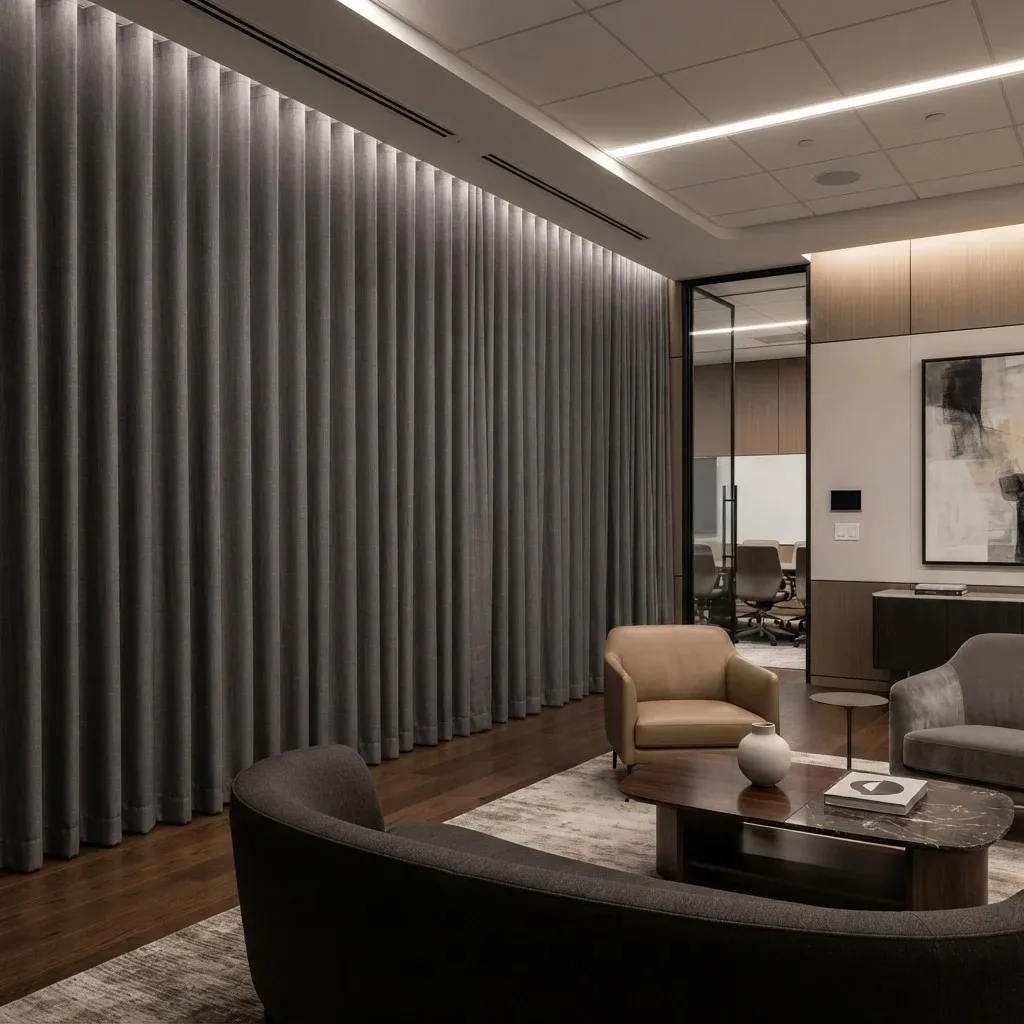 readymade office curtains
