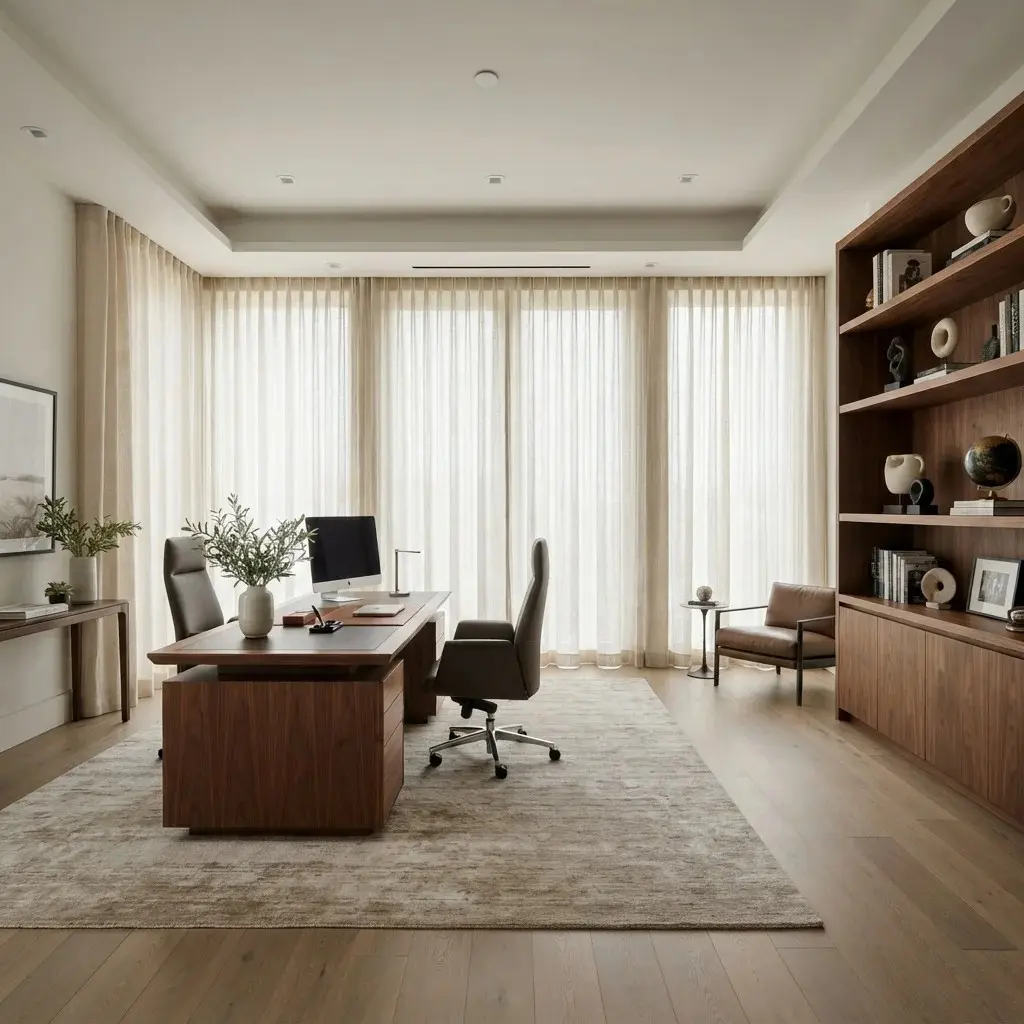 corporate office curtains dubai