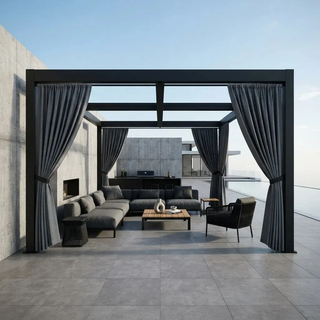 normal outdoor curtains