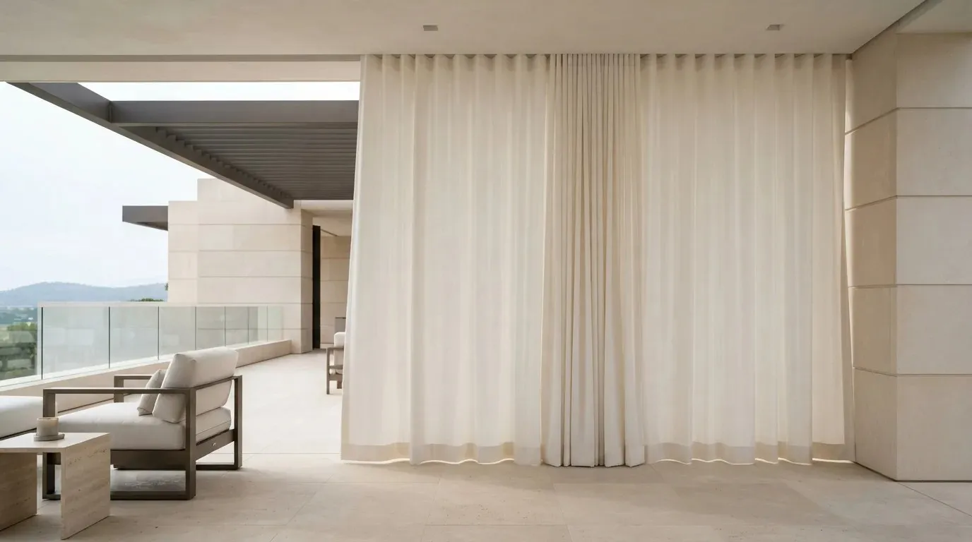 balcony curtains dubai