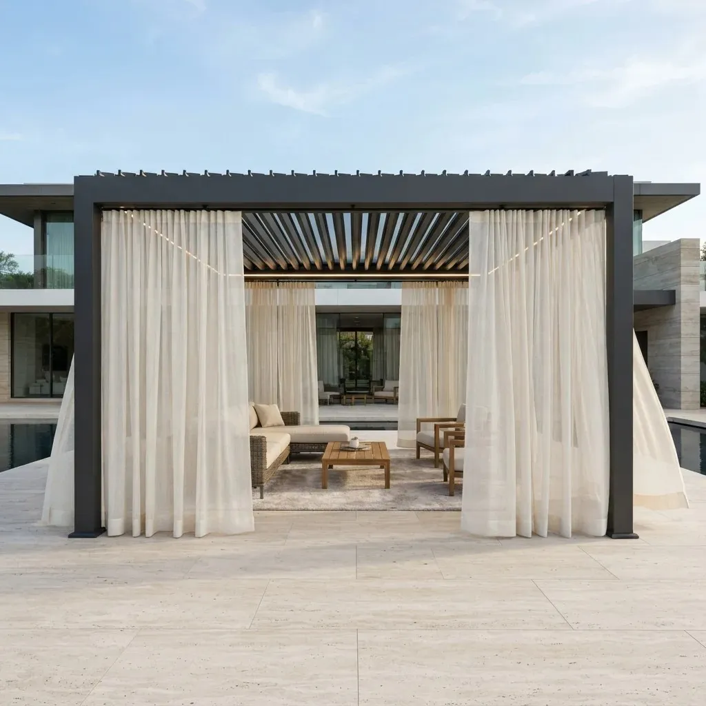 dubai outdooor curtains