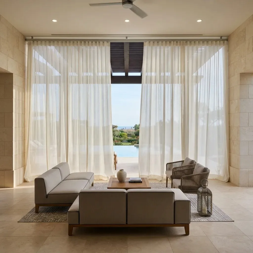outdoor privacy curtains dubai