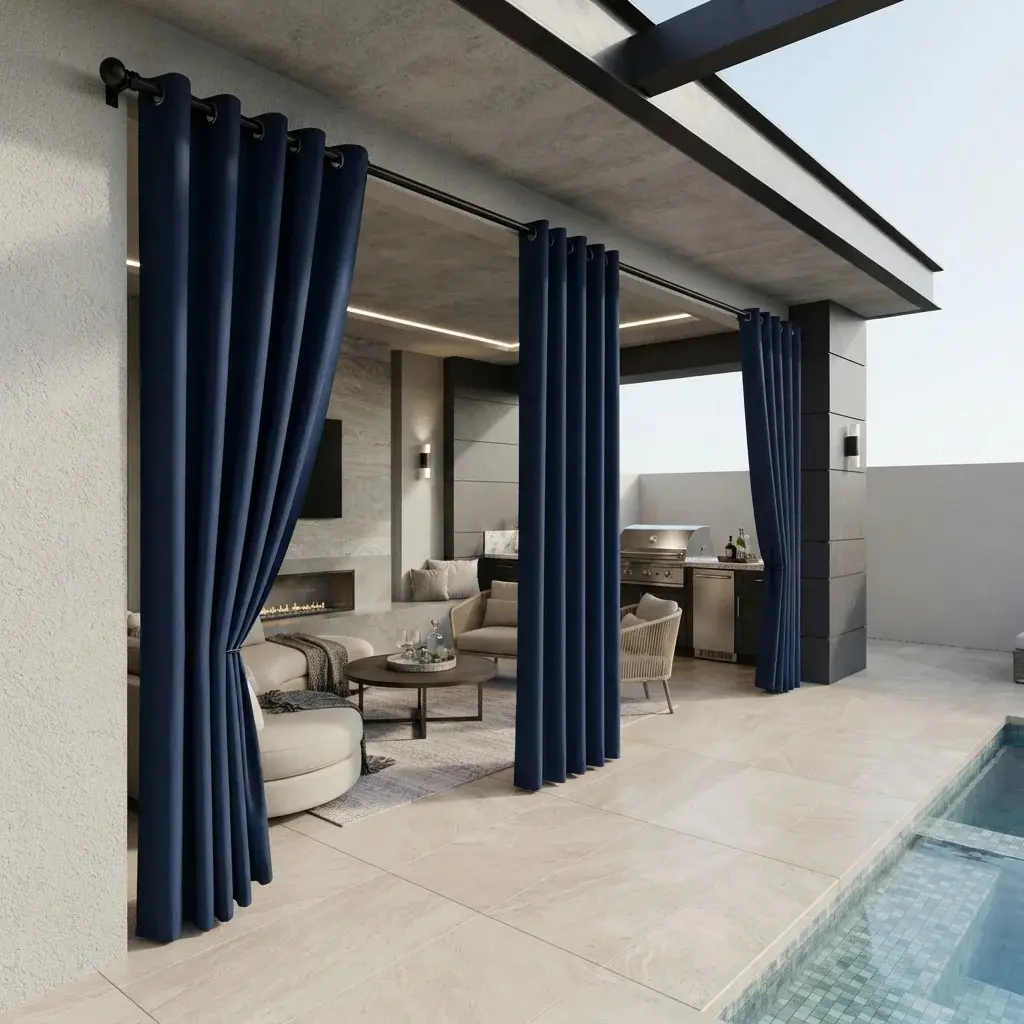 patio curtains dubai