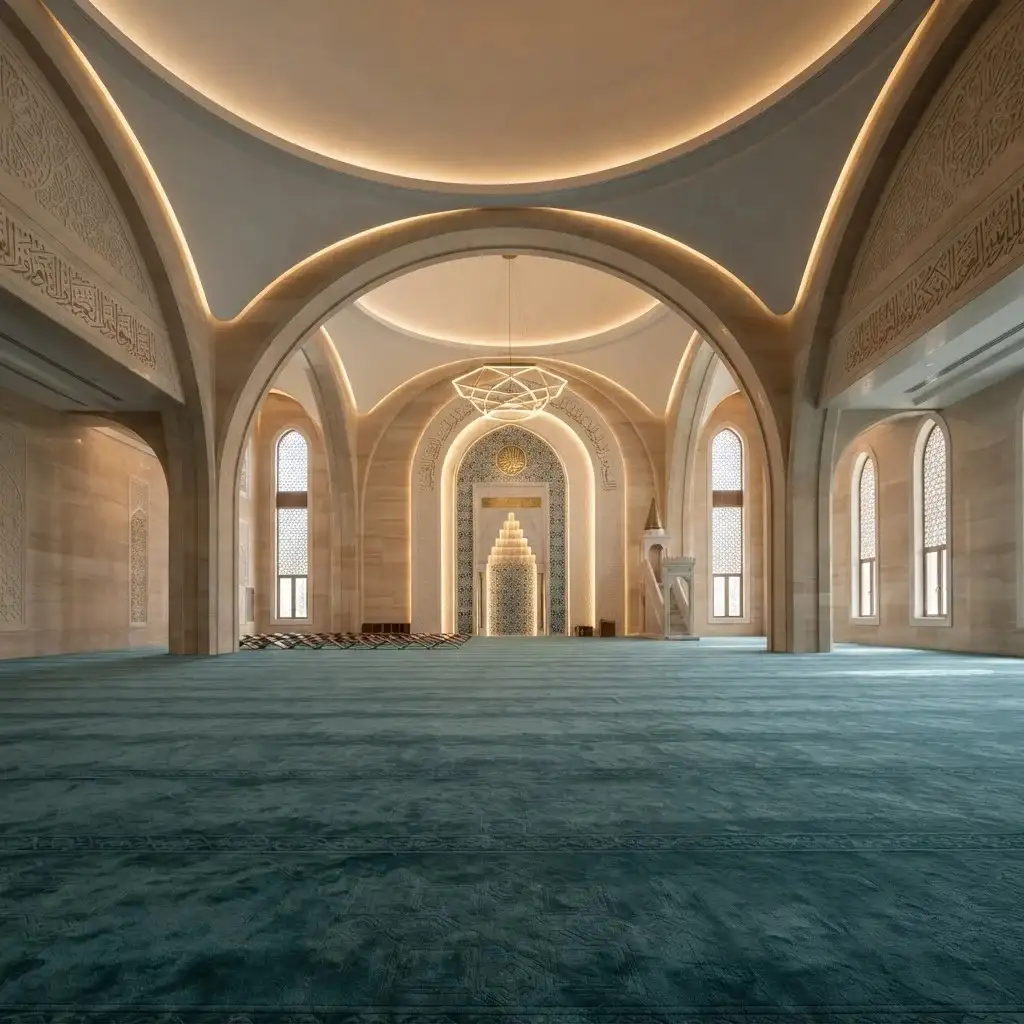 plan mosque carpet