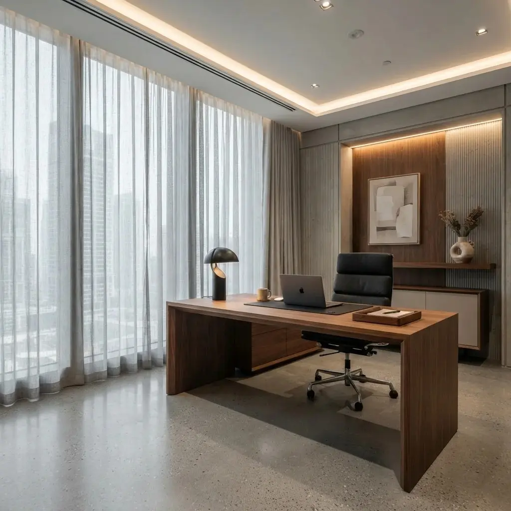 modern sheer curtains dubai