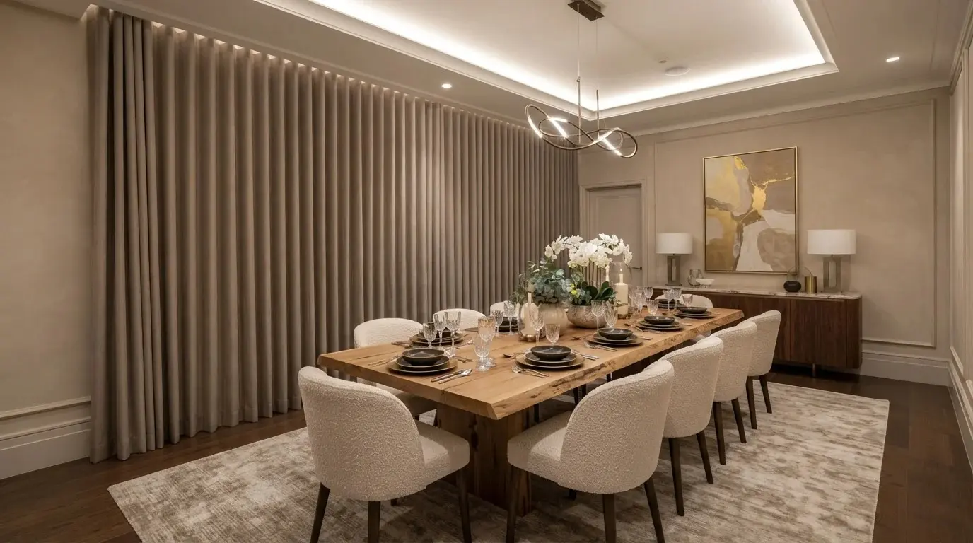 wave fold curtains dubai