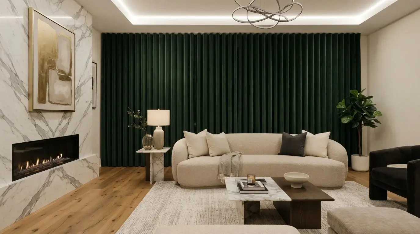 custom wave curtains dubai