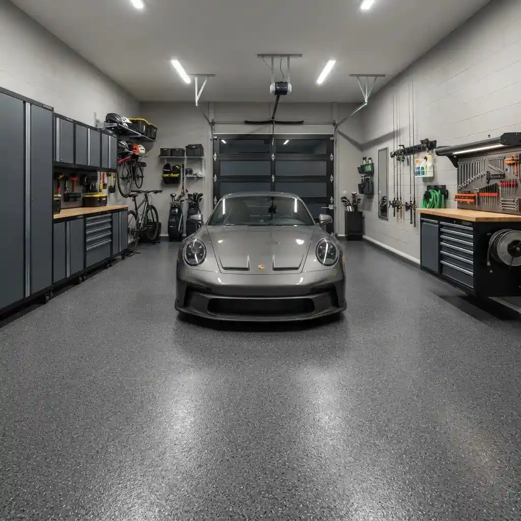 Spill proof garage floor roll