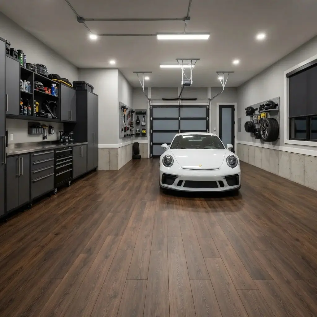 SPC WPC Composite-Garage-Flooring