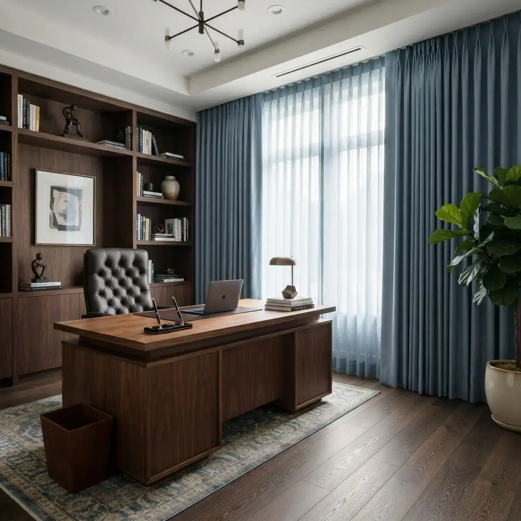 luxury pinch pleat curtains dubai